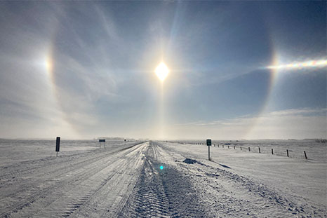 December Laura Parsons Sun Dogs